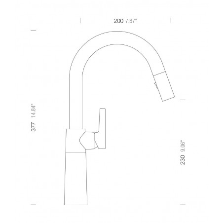 Kuchyňská baterie Schock SC-520.120 Silverstone