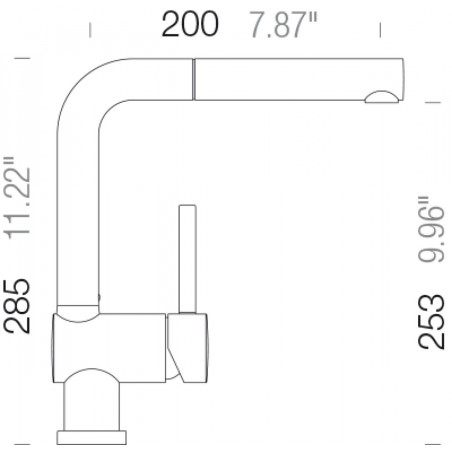 Kuchyňská baterie Schock Piega.120 Magnolia