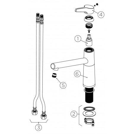 Kuchyňská baterie Schock SC-510 Dusk
