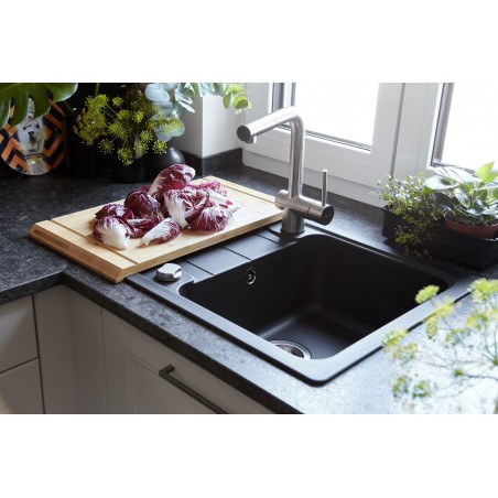 Kuchyňský dřez Schock Formhaus D-100S Nero, spodní montáž