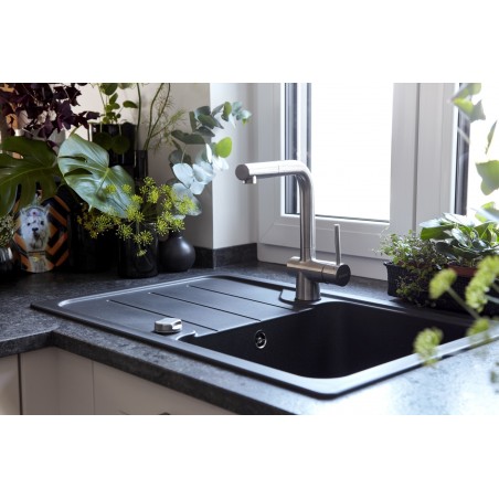 Kuchyňský dřez Schock Formhaus D-100S Onyx, spodní montáž