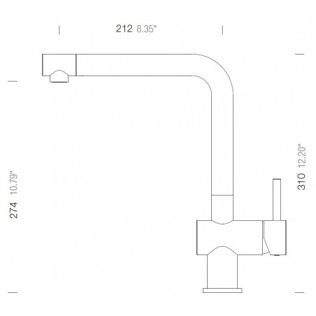 Kuchyňská baterie Schock Epos Stone, beztlaková