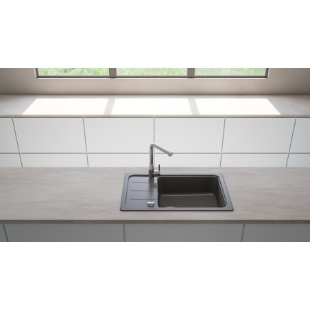 Kuchyňský dřez Schock Formhaus D-100LS Nero, spodní montáž