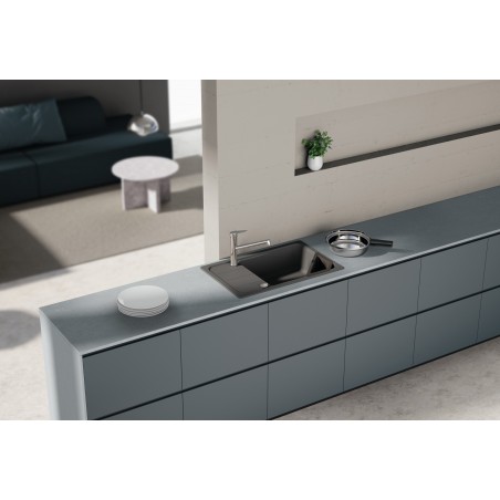 Kuchyňský dřez Schock Formhaus D-100LS Onyx, spodní montáž