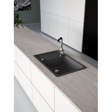 Kuchyňský dřez Schock Formhaus D-100LS Onyx, spodní montáž