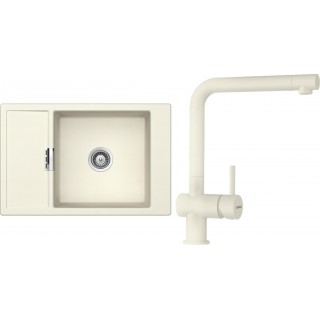 Set Schock S4-1 (dřez Mono D-100XS Magnolia + baterie Epos Magnolia)