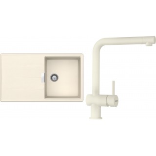 Set Schock S16-1 (dřez Tia D-100 Magnolia + baterie Epos Magnolia)