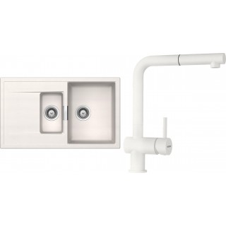 Set Schock S8-2 (dřez Mono D-150 Polaris + baterie Epos.120 Polaris)