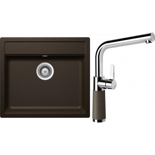 Set Schock S10-6 (dřez Mono N-100 Bronze + baterie SC-540 Bronze)