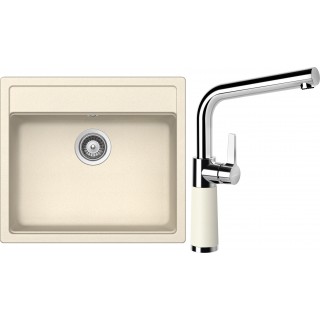 Set Schock S9-10 (dřez Mono N-100 Magnolia + baterie SC-540 Magnolia)