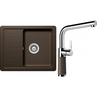 Set Schock S1-6 (dřez Toledo D-100XS Bronze + baterie SC-540 Bronze)