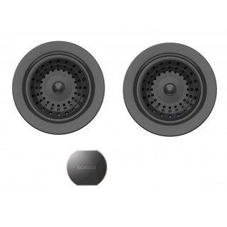 Části dřezu v provedení Gunmetal, Schock 400059GUM
