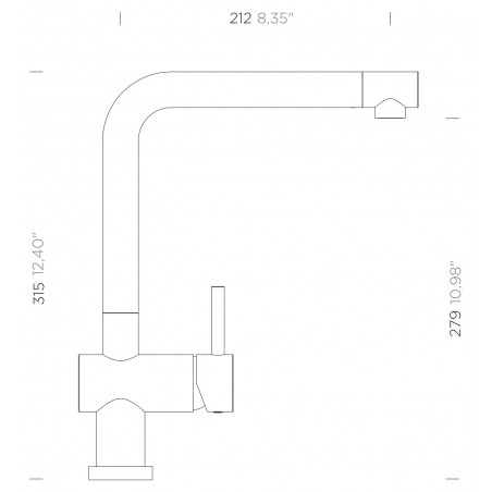 Kuchyňská baterie Schock Epos W Puro
