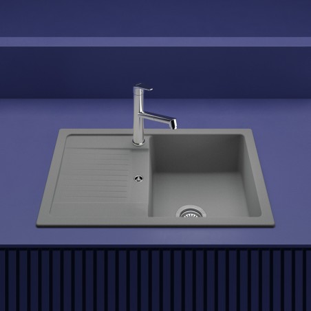 Kuchyňský dřez Schock Lima D-100S Nero, spodní montáž