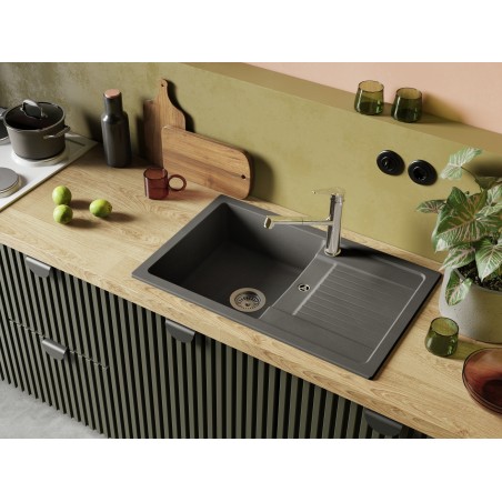 Kuchyňský dřez Schock Lima D-100S Onyx, spodní montáž