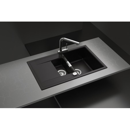 Kuchyňský dřez Schock Mono D-150 Silverstone, montáž do roviny