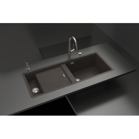 Kuchyňský dřez Schock Prepstation D-150 Twilight, montáž do roviny