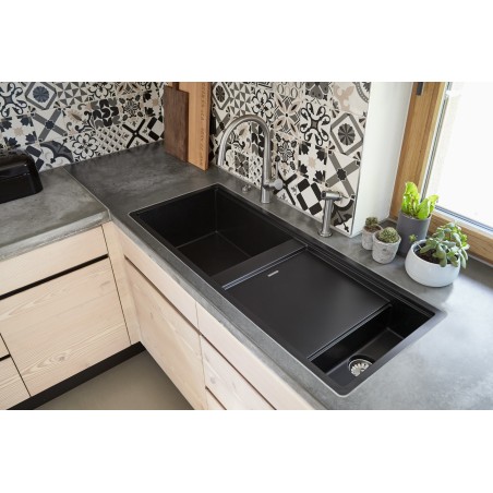 Kuchyňský dřez Schock Prepstation D-150 Twilight, montáž do roviny