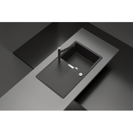 Kuchyňský dřez Schock Tia D-100 Berry + sada misek, horní montáž