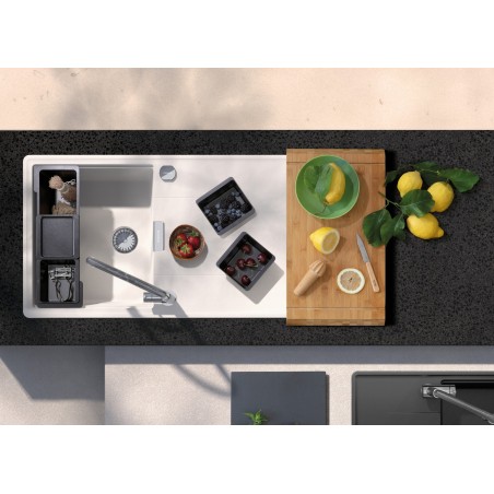 Kuchyňský dřez Schock Tia D-100 Berry + sada misek, spodní montáž