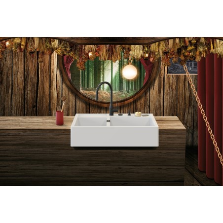 Kuchyňský dřez Schock Kallio M-175 Ivy, horní montáž