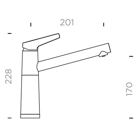 Kuchyňská baterie Schock SC-510 NT Ivy, beztlaková