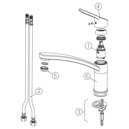 Kuchyňská baterie Schock SC-90 Ivy