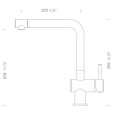 Kuchyňská baterie Schock Epos Nerezový vzhled