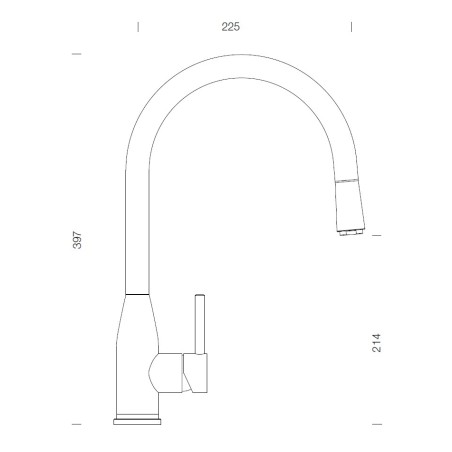 Kuchyňská baterie Schock Kavus.120 Copper brushed