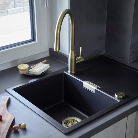 Kuchyňská baterie Schock Kavus.120 Gunmetal brushed