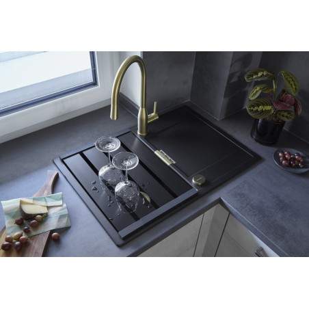 Kuchyňská baterie Schock Kavus.120 Gunmetal brushed