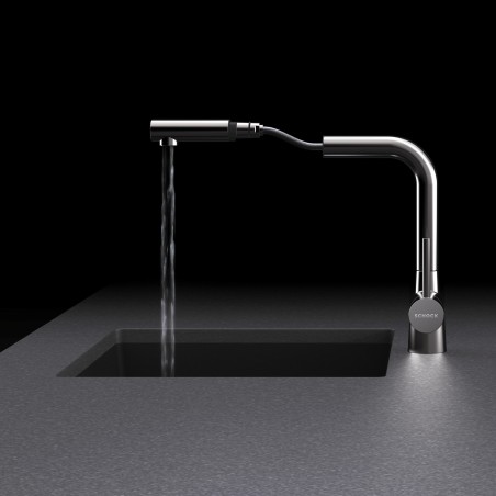 Kuchyňská baterie Schock Laios.120 Gunmetal brushed