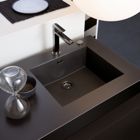 Části dřezu v provedení Gunmetal brushed, Schock 400055GUB Části dřezu v provedení Gunmetal brushed, Schock 400055GUB