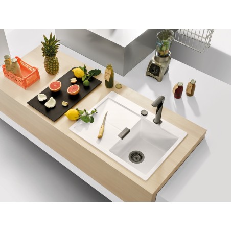 Části dřezu v provedení Gunmetal brushed, Schock 400055GUB Části dřezu v provedení Gunmetal brushed, Schock 400055GUB