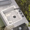 Části dřezu v provedení Gunmetal brushed, Schock 400055GUB Části dřezu v provedení Gunmetal brushed, Schock 400055GUB