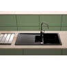 Části dřezu v provedení Gunmetal brushed, Schock 400077GUB Části dřezu v provedení Gunmetal brushed, Schock 400077GUB