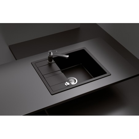 Kuchyňský dřez Schock Manhattan D-100 Nero, horní montáž