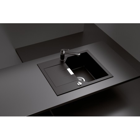 Kuchyňský dřez Schock Manhattan D-100XS Nero, spodní montáž