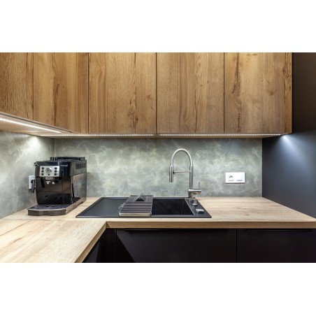 Kuchyňský dřez Schock Mono D-100XS Magma + krájecí deska, spodní montáž