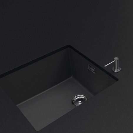 Dávkovač saponátu Schock Samo L Gunmetal brushed, 500 ml Dávkovač saponátu Schock Samo L Gunmetal brushed, 500 ml