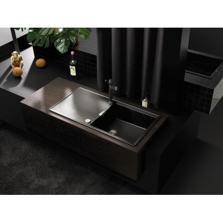 Kuchyňský dřez Schock Tia D-100L Puro, spodní montáž