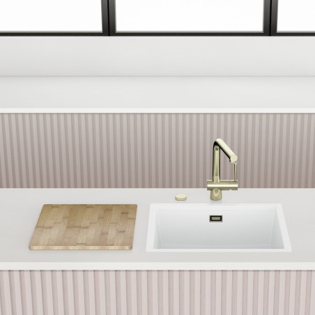 Kuchyňský dřez Schock Kiruna N-100L Twilight, montáž do roviny