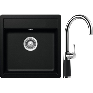 Set Schock S10-6 (dřez Mono N-100S Magma + baterie SC-520 Magma)