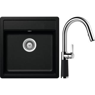 Set Schock S10-7 (dřez Mono N-100S Magma + baterie SC-520.120 Magma)