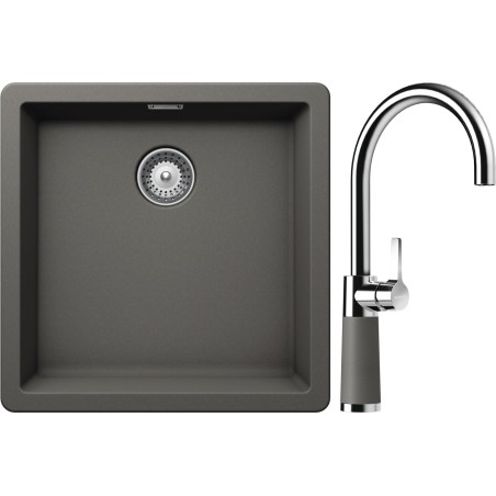 Set Schock S11-6 (dřez Greenwich N-100 Silverstone + baterie SC-520 Silverstone)