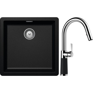 Set Schock S11-7 (dřez Greenwich N-100 Magma + baterie SC-520.120 Magma)