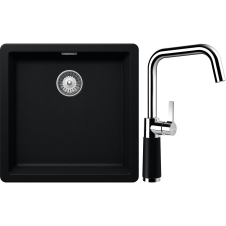 Set Schock S11-8 (dřez Greenwich N-100 Puro + baterie SC-530 Puro)