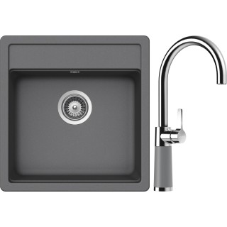 Set Schock S23-8 (dřez Nemo N-100S Croma + baterie SC-520 Croma)