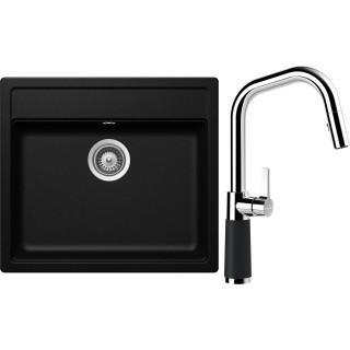 Set Schock S9-9 (dřez Mono N-100 Magma + baterie SC-530.120 Magma)