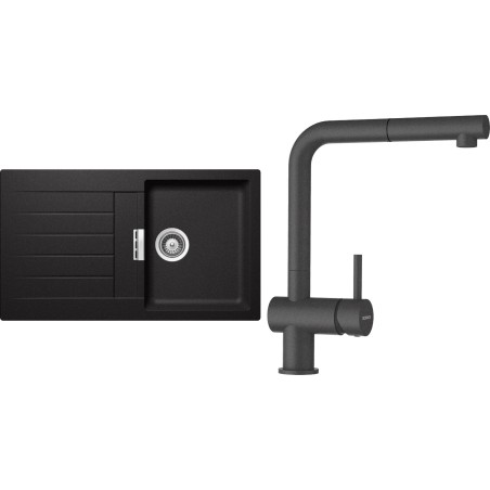 Set Schock S1-2 (dřez Signus D-100 Stone + baterie Epos.120 Stone)